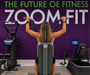 Zoom Fit animated 300 by 250 display ad, concept 6